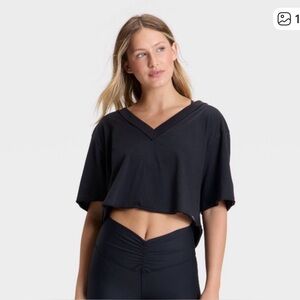JOYLAB Cropped fit short sleeve boxy tee